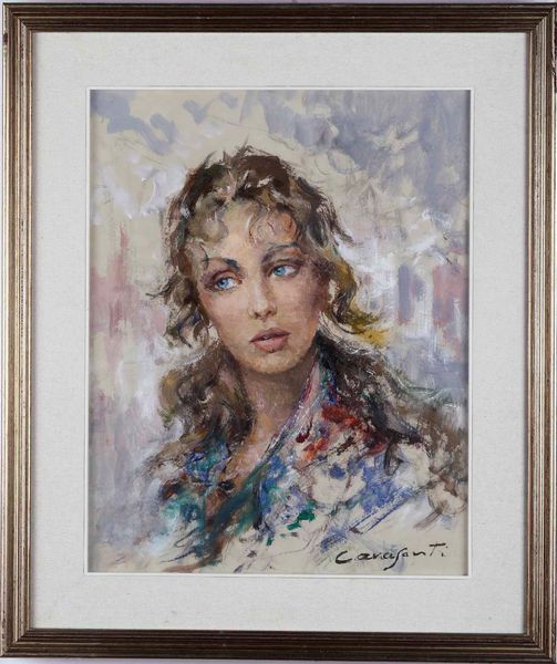 Giuseppe Cavasanti : Ritratto  - Asta Dipinti del XIX-XX secolo - Associazione Nazionale - Case d'Asta italiane