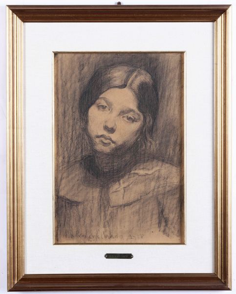 ALBERTO HELIOS GAGLIARDO : Ritratto femminile  - Asta Dipinti del XIX-XX secolo - Associazione Nazionale - Case d'Asta italiane