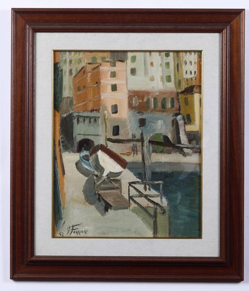 G. Ferrari (XX secolo) Paesaggio  - Asta Dipinti del XIX-XX secolo - Associazione Nazionale - Case d'Asta italiane