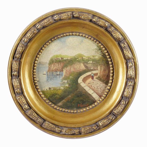 Anonimo, Secolo XX Vedute del golfo di Napoli  - Asta Dipinti del XIX-XX secolo - Associazione Nazionale - Case d'Asta italiane