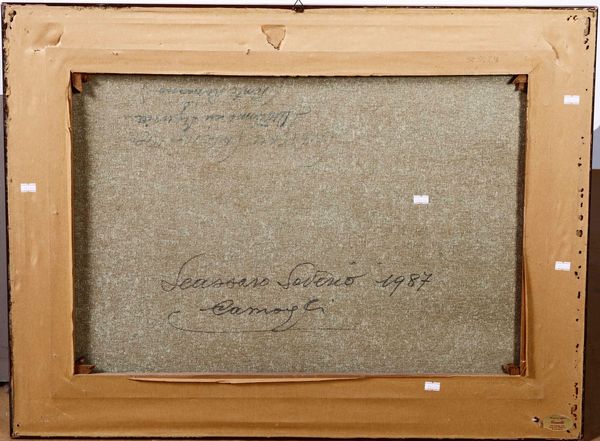 Saverio Seassaro : Camogli 1987  - Asta Dipinti del XIX-XX secolo - Associazione Nazionale - Case d'Asta italiane