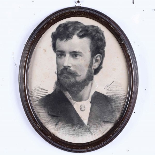 A firma G.Previati Ritratto  - Asta Dipinti del XIX-XX secolo - Associazione Nazionale - Case d'Asta italiane