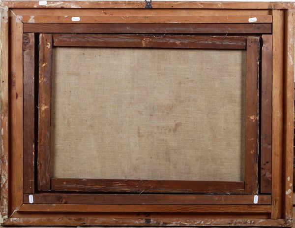 Dipinto raffigurante scena di bottega. XX secolo  - Asta Dipinti del XIX-XX secolo - Associazione Nazionale - Case d'Asta italiane