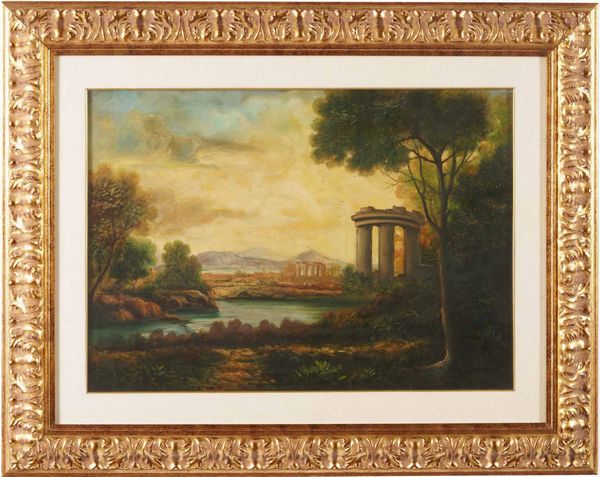 Lotto di due dipinti e una litografia  - Asta Dipinti del XIX-XX secolo - Associazione Nazionale - Case d'Asta italiane