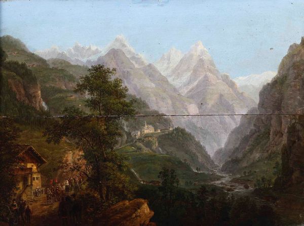 Heinrich Reinhold (1788-1825), attr, Paesaggio  - Asta Dipinti del XIX-XX secolo - Associazione Nazionale - Case d'Asta italiane