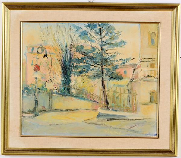 Giovanni Fasce : Carignano  - Asta Dipinti del XIX-XX secolo - Associazione Nazionale - Case d'Asta italiane