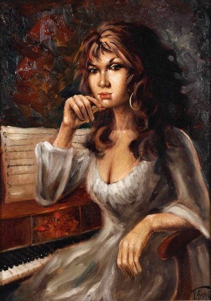 Pittore del XX secolo Ritratto femminile  - Asta Dipinti del XIX-XX secolo - Associazione Nazionale - Case d'Asta italiane