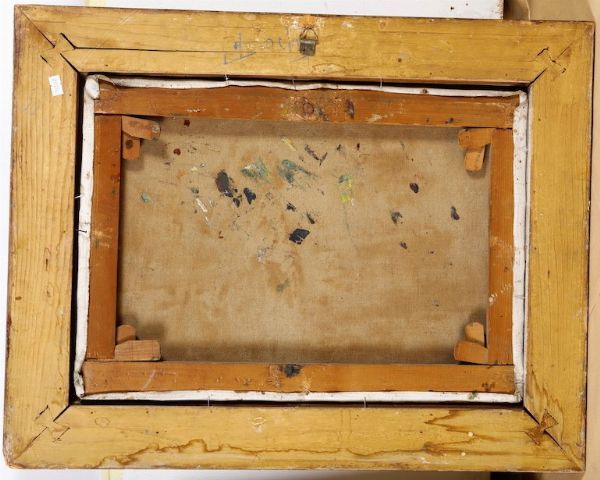 Ermenegildo Agazzi : Contadina  - Asta Dipinti del XIX-XX secolo - Associazione Nazionale - Case d'Asta italiane