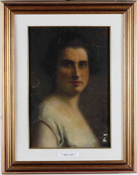 Pacifico Sidoli : Ritratto femminile  - Asta Dipinti del XIX-XX secolo - Associazione Nazionale - Case d'Asta italiane