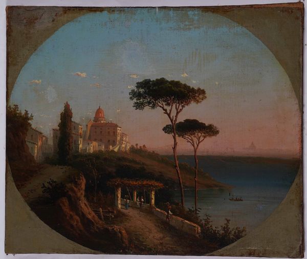 Pittore del XIX-XX secolo Riviera napoletana  - Asta Dipinti del XIX-XX secolo - Associazione Nazionale - Case d'Asta italiane