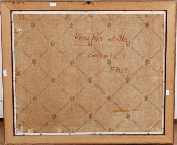 F.Betti Mucca nel fienile  - Asta Dipinti del XIX-XX secolo - Associazione Nazionale - Case d'Asta italiane