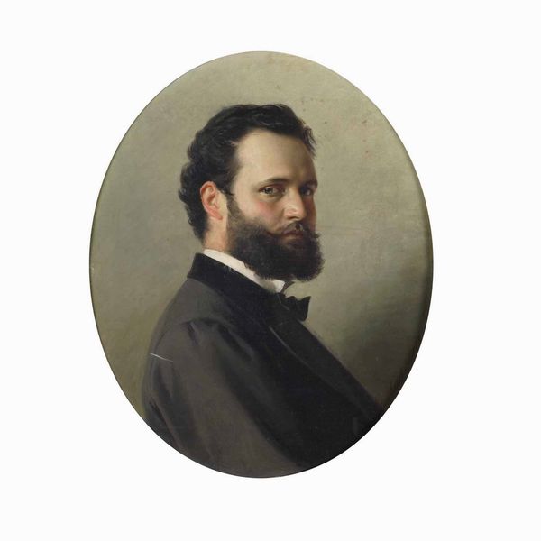 Cesare Dies (1830-?), attr. Ritratto virile  - Asta Dipinti del XIX-XX secolo - Associazione Nazionale - Case d'Asta italiane