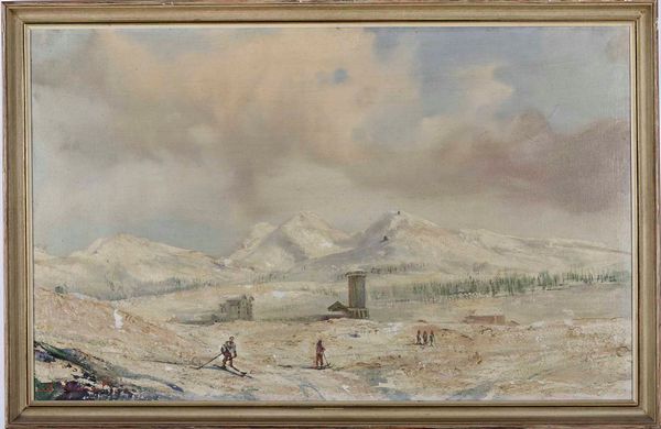 Pittore del XX secolo Veduta del Sestri�re  - Asta Dipinti del XIX-XX secolo - Associazione Nazionale - Case d'Asta italiane