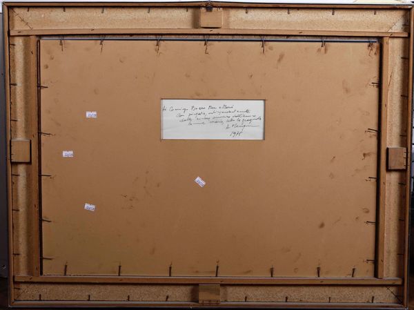 Attilio Mangini : Figura su cavallo  - Asta Dipinti del XIX-XX secolo - Associazione Nazionale - Case d'Asta italiane