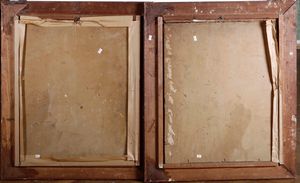 R. Marich (?) Ritratti di coniugi  - Asta Dipinti del XIX-XX secolo - Associazione Nazionale - Case d'Asta italiane