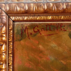 Scuola lombarda del XIX-XX secolo Ritratto femminile  - Asta Dipinti del XIX-XX secolo - Associazione Nazionale - Case d'Asta italiane