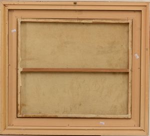 Vittorio Bergagna : Veduta costiera con imbarcazioni  - Asta Dipinti del XIX-XX secolo - Associazione Nazionale - Case d'Asta italiane