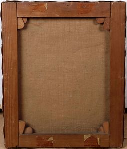 Guido Grimani : Ritratto femminile di profilo  - Asta Dipinti del XIX-XX secolo - Associazione Nazionale - Case d'Asta italiane