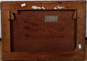 Pittore del XIX secolo Veduta lago Como  - Asta Dipinti del XIX-XX secolo - Associazione Nazionale - Case d'Asta italiane