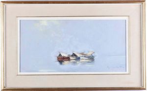 Lotto di 6 dipinti di cui 3 dello stesso autore e altri 3 diversi  - Asta Dipinti del XIX-XX secolo - Associazione Nazionale - Case d'Asta italiane