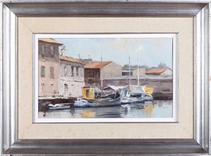 Lotto di 6 dipinti di cui 3 dello stesso autore e altri 3 diversi  - Asta Dipinti del XIX-XX secolo - Associazione Nazionale - Case d'Asta italiane