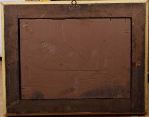 Pittore del XIX secolo Paesaggio con lago e pastore  - Asta Dipinti del XIX-XX secolo - Associazione Nazionale - Case d'Asta italiane