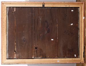 Dipinto raffigurante paesaggio lacustre, firmato A. Hicks  - Asta Dipinti del XIX-XX secolo - Associazione Nazionale - Case d'Asta italiane