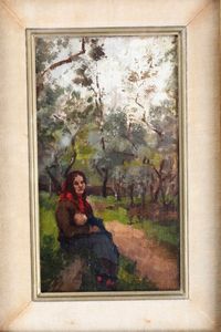 Eugenio Spreafico, Attribuito a - Maternit allaperto