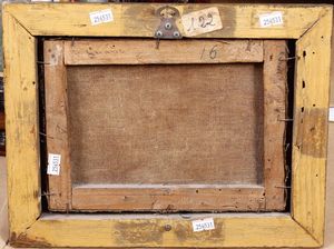 Pittore del XIX-XX secolo Scena campestre con fiume  - Asta Dipinti del XIX-XX secolo - Associazione Nazionale - Case d'Asta italiane