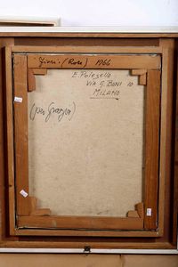 Eugenio Polesello : Fiori (rose)  - Asta Dipinti del XIX-XX secolo - Associazione Nazionale - Case d'Asta italiane
