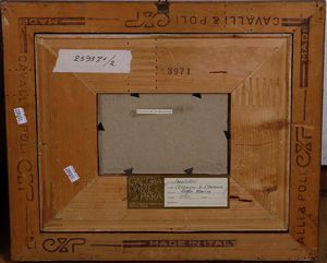 Carlo Bossoli : Costumi di Cracovia<BR>Cracovia, la chiesa dei Paolini  - Asta Dipinti del XIX-XX secolo - Associazione Nazionale - Case d'Asta italiane