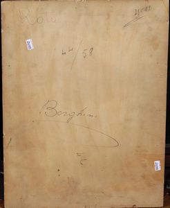 VITTORIO CAVALLERI : Caprette  - Asta Dipinti del XIX-XX secolo - Associazione Nazionale - Case d'Asta italiane