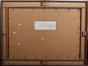 Attilio Mangini : Figura su cavallo  - Asta Dipinti del XIX-XX secolo - Associazione Nazionale - Case d'Asta italiane