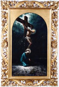 Giovanni Grifo - Crocifissione con Maria ai piedi della croce