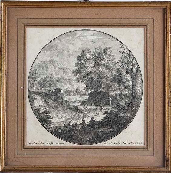 Stampa Teodoro Vercruffe  - Asta Antiquariato Ottobre  - Associazione Nazionale - Case d'Asta italiane