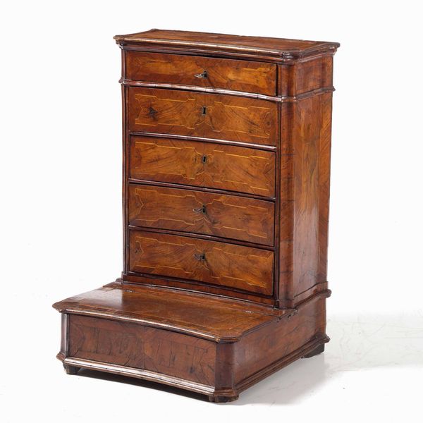 Inginocchiatoio lastronato e filettato. XVIII-XIX secolo  - Asta Antiquariato Ottobre  - Associazione Nazionale - Case d'Asta italiane