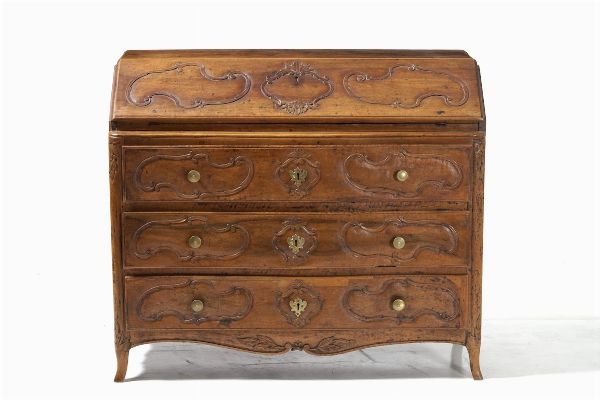 Ribalta in legno intagliato. Parma, XVIII-XIX secolo  - Asta Antiquariato Ottobre  - Associazione Nazionale - Case d'Asta italiane