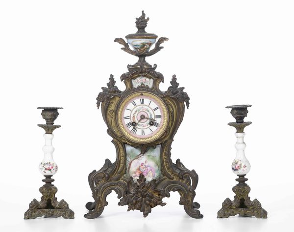 Trittico da camino. XX secolo  - Asta Antiquariato Ottobre  - Associazione Nazionale - Case d'Asta italiane