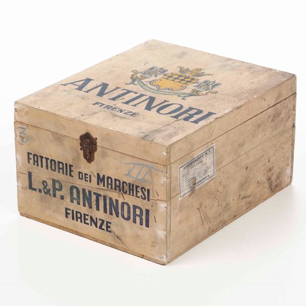 Scatola in legno Antinori  - Asta Antiquariato Ottobre  - Associazione Nazionale - Case d'Asta italiane