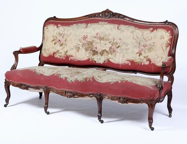 Divano Luigi Filippo, XIX secolo  - Asta Antiquariato Ottobre  - Associazione Nazionale - Case d'Asta italiane