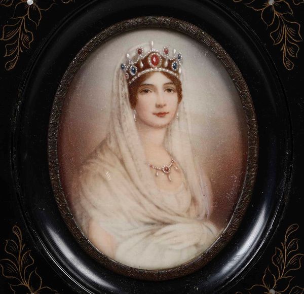 Quattro miniature con ritratti, entro cornici ebanizzate  - Asta Antiquariato Ottobre  - Associazione Nazionale - Case d'Asta italiane