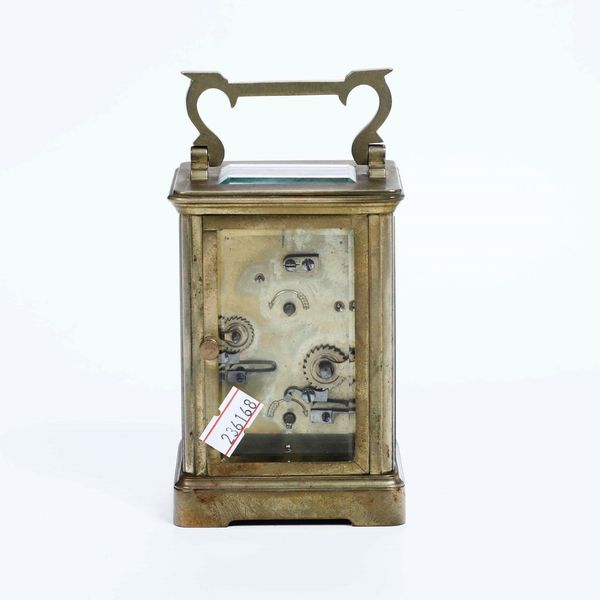 Pendola da carrozza in ottone, fine XIX secolo  - Asta Antiquariato Ottobre  - Associazione Nazionale - Case d'Asta italiane