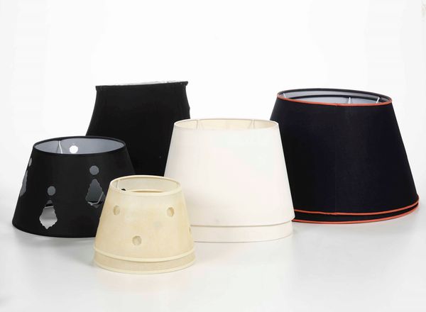 Lotto di nove paralumi  - Asta Antiquariato Ottobre  - Associazione Nazionale - Case d'Asta italiane