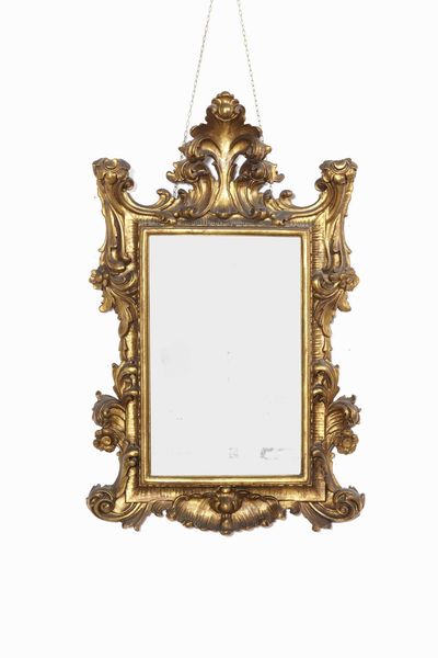 Console e specchiera. Stile �700, fine XIX secolo - inizio XX  - Asta Antiquariato Ottobre  - Associazione Nazionale - Case d'Asta italiane