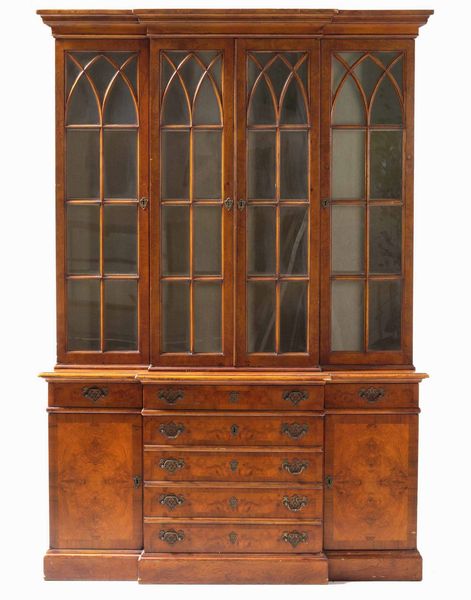 Libreria in stile a due corpi  - Asta Antiquariato Ottobre  - Associazione Nazionale - Case d'Asta italiane