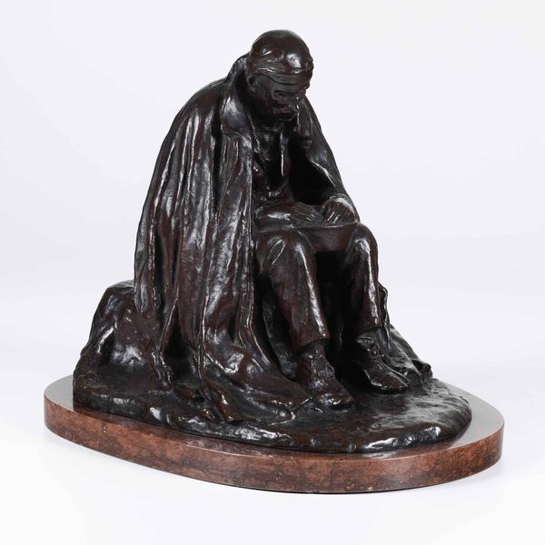 Vaccaro Vito : Vito Vaccaro (1887 - 1960) Figura di uomo seduto  - Asta Antiquariato Ottobre  - Associazione Nazionale - Case d'Asta italiane