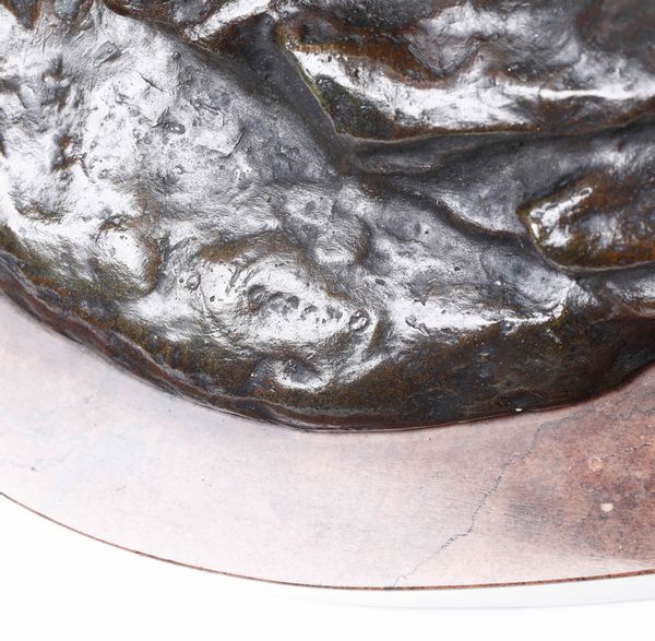 Vaccaro Vito : Vito Vaccaro (1887 - 1960) Figura di uomo seduto  - Asta Antiquariato Ottobre  - Associazione Nazionale - Case d'Asta italiane