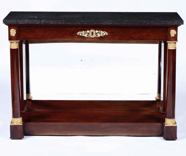 Console Impero. XIX secolo  - Asta Antiquariato Ottobre  - Associazione Nazionale - Case d'Asta italiane