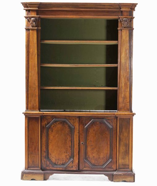 Libreria a due corpi  - Asta Antiquariato Ottobre  - Associazione Nazionale - Case d'Asta italiane