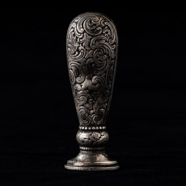 Sigillo in argento con decori vegetali incisi, Francia  - Asta Antiquariato Ottobre  - Associazione Nazionale - Case d'Asta italiane